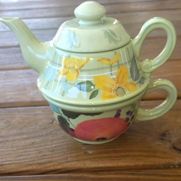 Tracy Porter 3 piece teapot and cup - Picture 1 of 11